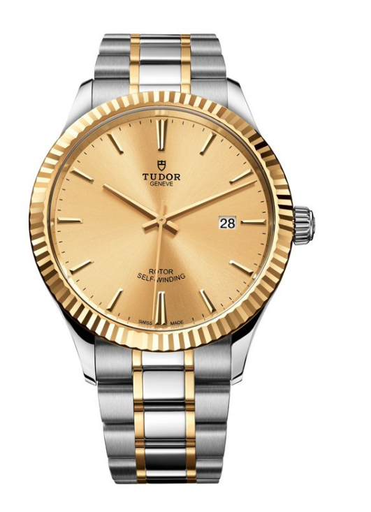 帝舵18K黄金精钢镶钻腕表在二手手表回收网价值如何